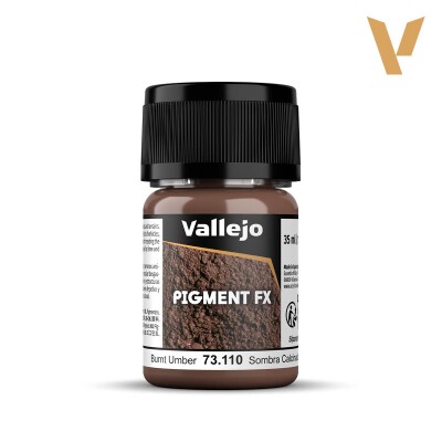 Пігмент "Палена умбра" (35 мл) (Burnt Umber) Pigment FX Vallejo 73110 детальное изображение Пигменты Weathering