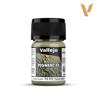 Пігмент "Зелена Земля" (35 мл) (Green Earth) Pigment FX Vallejo 73111 детальное изображение Пигменты Weathering