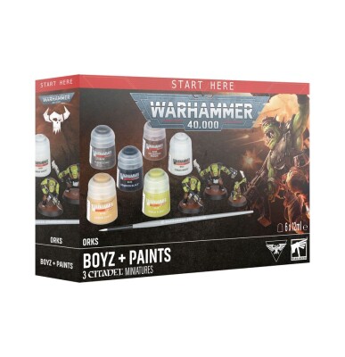 Ігровий набір Warhammer 40000 - ORKS + PAINTS детальное изображение Игровые наборы WARHAMMER 40,000