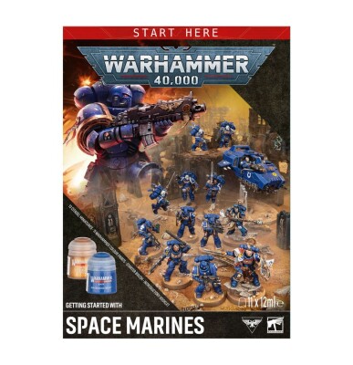 Ігровий набір Warhammer 40000 - GETTING STARTED WITH SPACE MARINES (ENG) детальное изображение Игровые наборы WARHAMMER 40,000