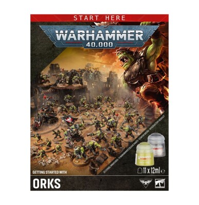 Ігровий набір Warhammer 40000 - GETTING STARTED WITH ORKS (ENG) детальное изображение Игровые наборы WARHAMMER 40,000