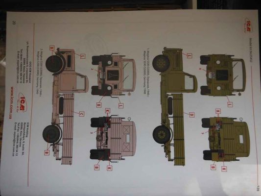 Немецкий грузовик Magirus S330  детальное изображение Автомобили 1/35 Автомобили