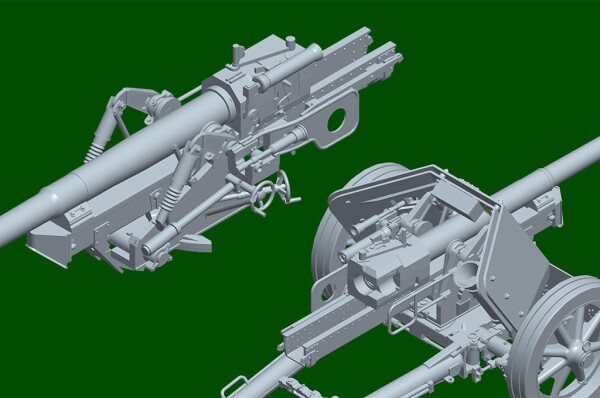 Сборная модель 1/16 Немецкая 7,5-см противотанковая пушка Pak 40 IloveKit 61608 детальное изображение Артиллерия Военная техника