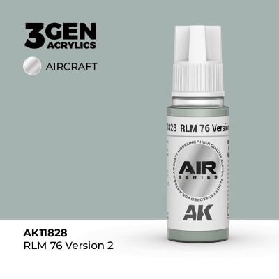 Акрилова фарба RLM 76 Version 2 / Блідо-зелений 2 AIR АК-interactive AK11828 детальное изображение AIR Series AK 3rd Generation