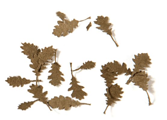Oak dry leaves 1:35 / Сухие листья дуба детальное изображение Наборы деталировки Диорамы