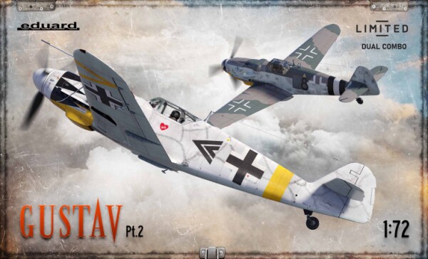 Scale model 1/72 Aircraft Messerschmitt Bf-109g GUSTAV LIMITED DUAL COMBO part 2 Eduard 2145 детальное изображение Самолеты 1/72 Самолеты