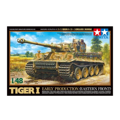 Збірна модель 1/48 Німецький танк Tiger I раннього виробництва Tamiya 32603 детальное изображение Бронетехника 1/48 Бронетехника