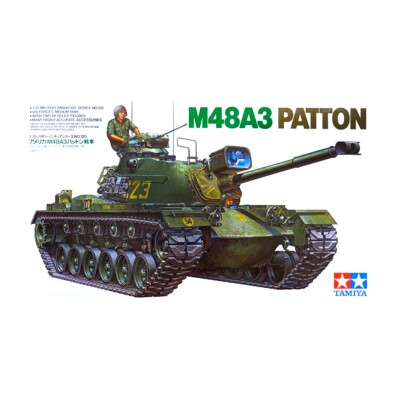 Scale model 1/35 American tank M48A3 Patton Tamiya 35120 детальное изображение Бронетехника 1/35 Бронетехника