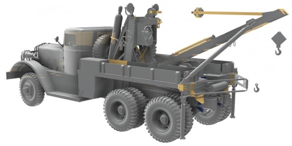 Збірна модель 1/35 Американський важкий евакуатор Ward LaFrance M1000 (серія 3) Thunder Model 35011 детальное изображение Автомобили 1/35 Автомобили
