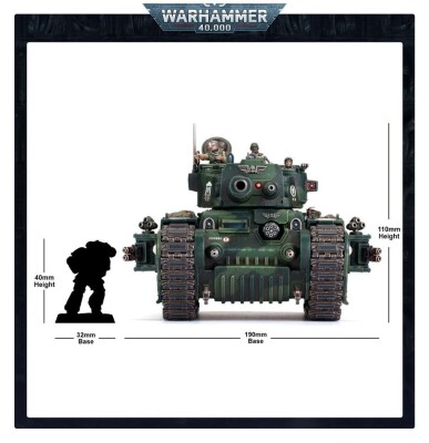 ASTRA MILITARUM - ROGAL DORN BATTLE TANK детальное изображение Имперская Гвардия WARHAMMER 40,000