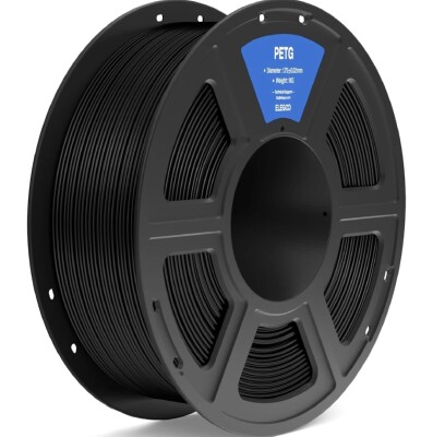 Пластик ELEGOO PETG ABS plate Filament Ø1.75мм "Black" (Чорний) 1кг детальное изображение Филаменты 3D печать