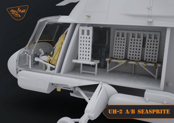 Сборная модель 1/72 американский вертолёт UH-2 А/Б Seasprite Clear Prop 72002 детальное изображение Вертолеты 1/72 Вертолеты