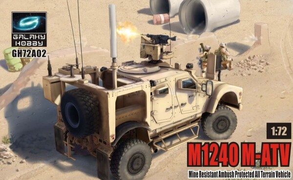 Збірна модель 1/72 Американський бронеавтомобіль M1240 M-ATV M153 Crows II Galaxy Hobby GH72A02 детальное изображение Автомобили 1/72 Автомобили