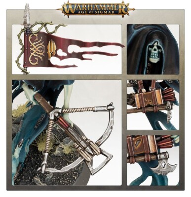 AGE OF SIGMAR: NIGHTHAUNT - CRAVENTHRONE GUARD детальное изображение Ночные Призраки Смерть