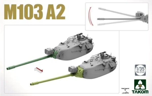 Збірна модель 1/35 Танк М103A2 Takom 2140 детальное изображение Бронетехника 1/35 Бронетехника