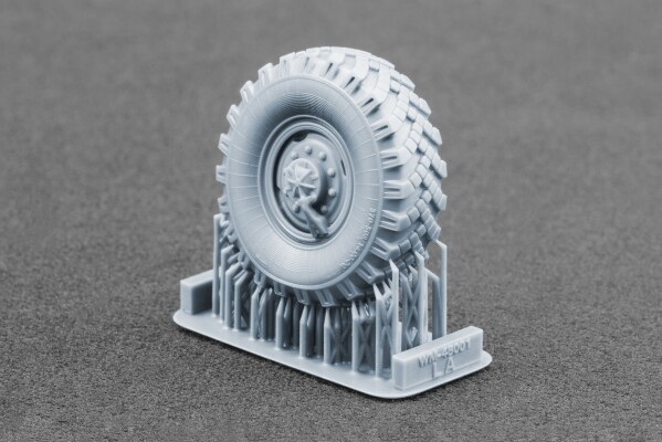 Набір коліс (з деформацією) OI-25 для URAL-4320 від Zimi Model ScaleX WM-48001W детальное изображение Колёса Афтермаркет