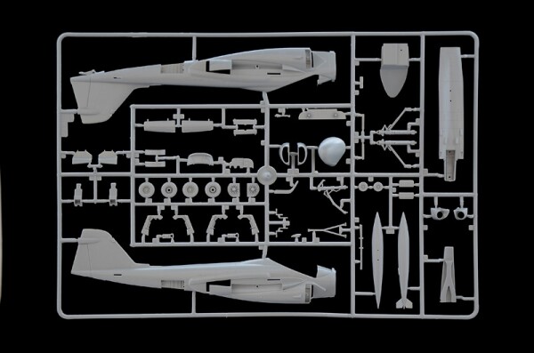 Збірна модель 1/72 Літак KA-6D Intruder Italeri 1405 детальное изображение Самолеты 1/72 Самолеты