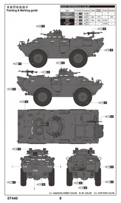 Збірна модель 1/72 Бронеавтомобіль M706 Commando Trumpeter 07440 детальное изображение Автомобили 1/72 Автомобили