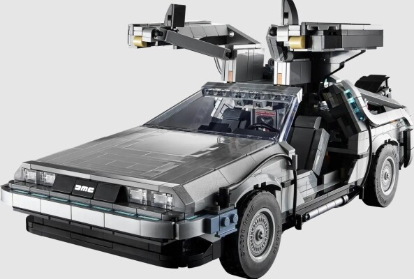 Конструктор LEGO Icons Машина времени из фильма «Назад в будущее» 10300 детальное изображение Icons Lego