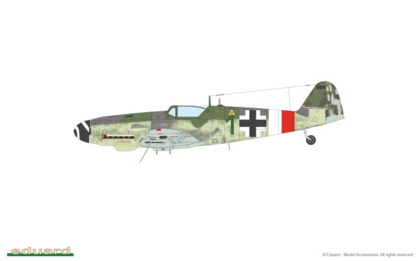 Сборная модель 1/48 Немецкий истребитель Bf 109G-14/AS Эдуард 82162 детальное изображение Самолеты 1/48 Самолеты