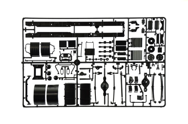 Сборная модель 1/24 тентованный грузовик VOLVO F16 Globetrotter с гидробортом Italeri 3945 детальное изображение Грузовики / прицепы Гражданская техника