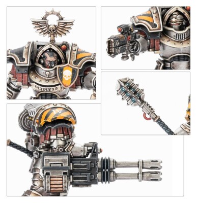 Warhammer 40,000 Game Set - THE HORUS HERESY: LEGIONES ASTARTES - CATAPHRACTII TERMINATORS: PWR FISTS детальное изображение Ересь Хоруса WARHAMMER 40,000