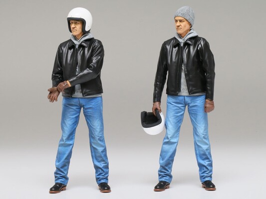 Збірна модель 1/12 Фігура Мотоцикліст Tamiya 14137 детальное изображение Фигуры 1/12 Фигуры