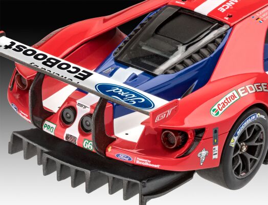 Стартовый набор для моделизма автомобиля Model Set Ford GT - Le Mans Revell 67041 1/24 детальное изображение Автомобили 1/24 Автомобили