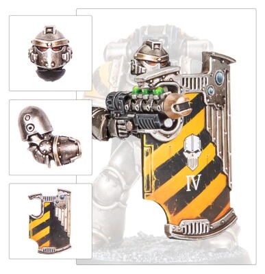 Ігровий набір Warhammer 40000 - THE HORUS HERESY: LEGIONES ASTARTES - BREACHER SQUAD UPGRADE SET детальное изображение Ересь Хоруса WARHAMMER 40,000