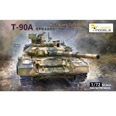 Збірна модель 1/72 Танк Т-90А Vespid Models VS720026 детальное изображение Бронетехника 1/72 Бронетехника