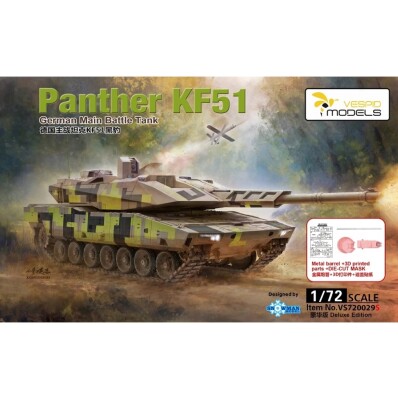 Збірна модель 1/72 Німецький танк Panther KF51 Deluxe Edition Vespid Models VS720029S детальное изображение Бронетехника 1/72 Бронетехника