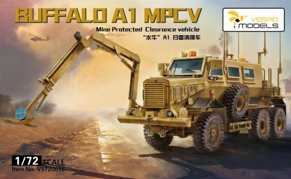 Сборная модель 1/72 Машина для разминирования Буффало MPCV Vespid Models VS720035 детальное изображение Автомобили 1/72 Автомобили