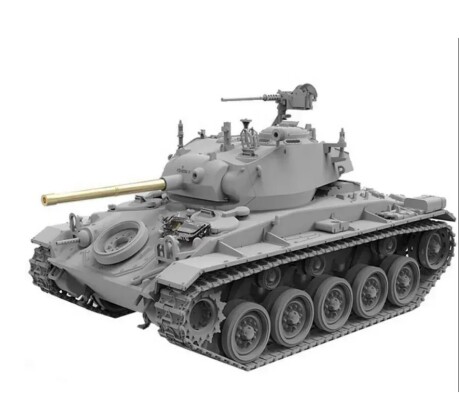 Збірна модель 1/72 американський легкий танк M24 Chaffee Foreart 2003 детальное изображение Бронетехника 1/72 Бронетехника