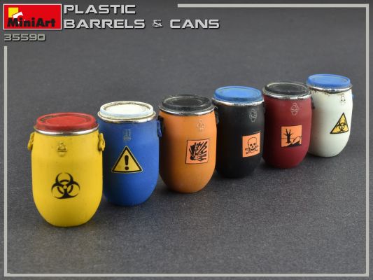 Plastic Barrels and Canisters детальное изображение Аксессуары 1/35 Диорамы