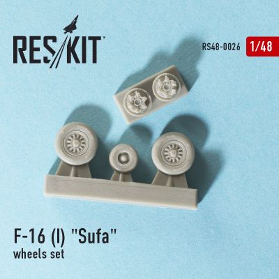 F-16 (I) &quot;Sufa&quot; wheels set (1/48) детальное изображение Смоляные колёса Афтермаркет