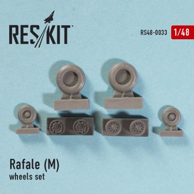 Rafale (M)  wheels set (1/48)  детальное изображение Смоляные колёса Афтермаркет