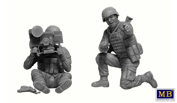 Scale model 1/35 figures Javelin Ukrainian anti-tank crew MasterBox35229 детальное изображение Фигуры 1/35 Фигуры