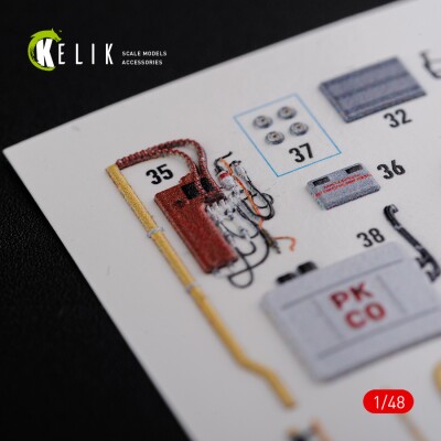 Mi-24D (Hind-D) 3D decal interior for Trumpeter kit 1/48 KELIK K48092 детальное изображение 3D Декали Афтермаркет