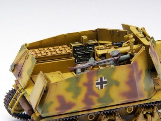 Збірна модель 1/35 Німецька САУ Marder Ⅰ Panzereger 39(H) mit 7.5cm Pak40/1 Trumpeter 00354 детальное изображение Бронетехника 1/35 Бронетехника
