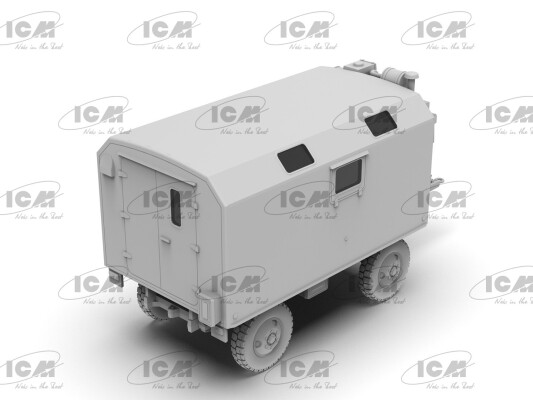 Збірна модель 1/72 Причіп Збройних Сил України ICM 72819 детальное изображение Автомобили 1/72 Автомобили