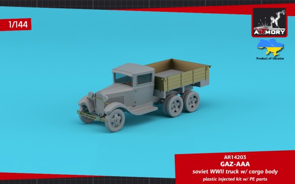 Збірна модель 1/144 Радянський вантажний автомобіль ГАЗ-ААА Armory Models Group 14203 детальное изображение Автомобили 1/144 Автомобили