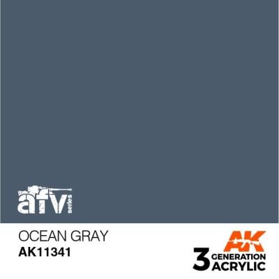 Акрилова фарба OCEAN GRAY / Океанічний - сірий - AFV (FS35164) АК-interactive AK11341 детальное изображение AFV Series AK 3rd Generation