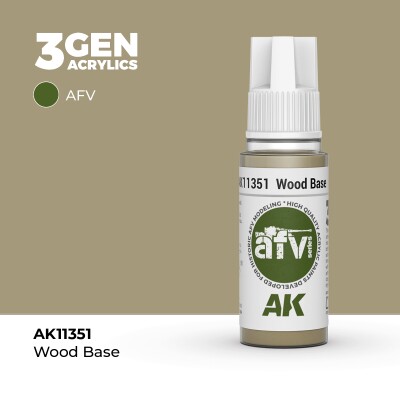 Акрилова фарба WOOD BASE / Дерев'яний базовий - AFV АК-interactive AK11351 детальное изображение AFV Series AK 3rd Generation