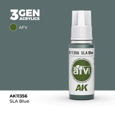 Акриловая краска SLA Blue /Синий морской – AFV АК-интерактив AK11356 детальное изображение AFV Series AK 3rd Generation