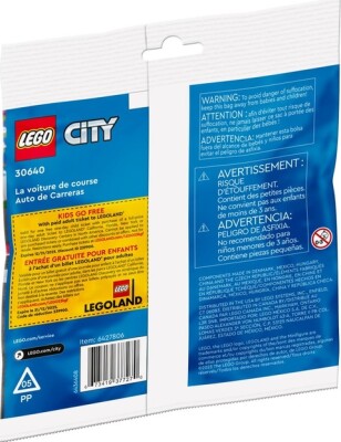 Конструктор LEGO City Гоночный автомобиль 30640 детальное изображение City Lego