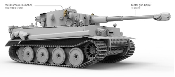 Збірна модель 1/35 Танк Тигр l раннього виробництва Sd.Kfz.181 Pz.Kpfw.VI Ausf.E Border Model BT-010 детальное изображение Бронетехника 1/35 Бронетехника