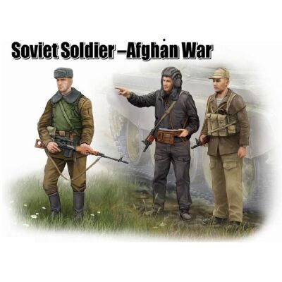 Сборная модель 1/35 советский солдат – Афганская война Трумпетер 00433 детальное изображение Фигуры 1/35 Фигуры