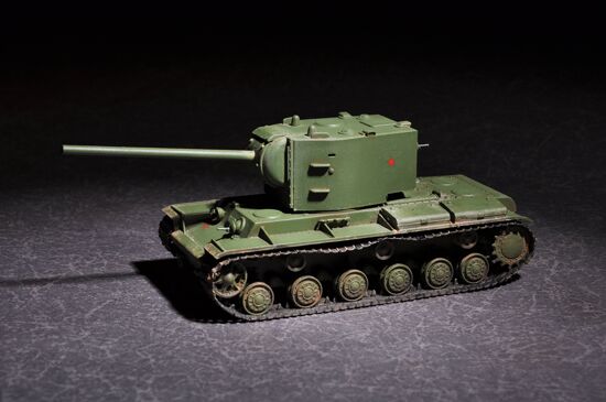 Сборная модель 1/72 советский танк КВ-2 с пушкой 107мм ЗИС-6 Трумпетер 07162 детальное изображение Бронетехника 1/72 Бронетехника