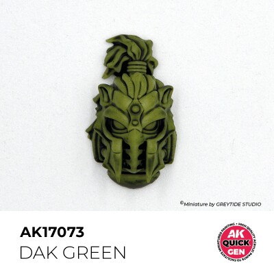 Акрилова фарба DAK GREEN / Темно-зелений (військовий) QUICK GEN COLOR AK-interactive AK 17073 детальное изображение QUICK GEN COLOR Краски