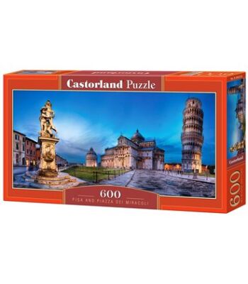 Puzzle &quot;Pisa and Piazza dei Miracoli&quot; 600 pieces детальное изображение 600 элементов Пазлы